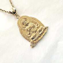 Load image into Gallery viewer, 18k 14k gold buddha necklace pendant 1 Large for men
